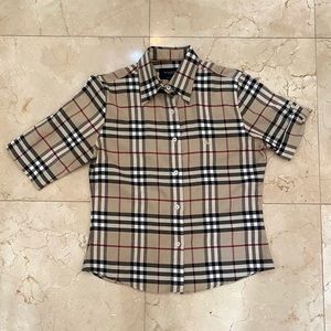 BURBERRY LADY’s blouse short sleeves - Size M